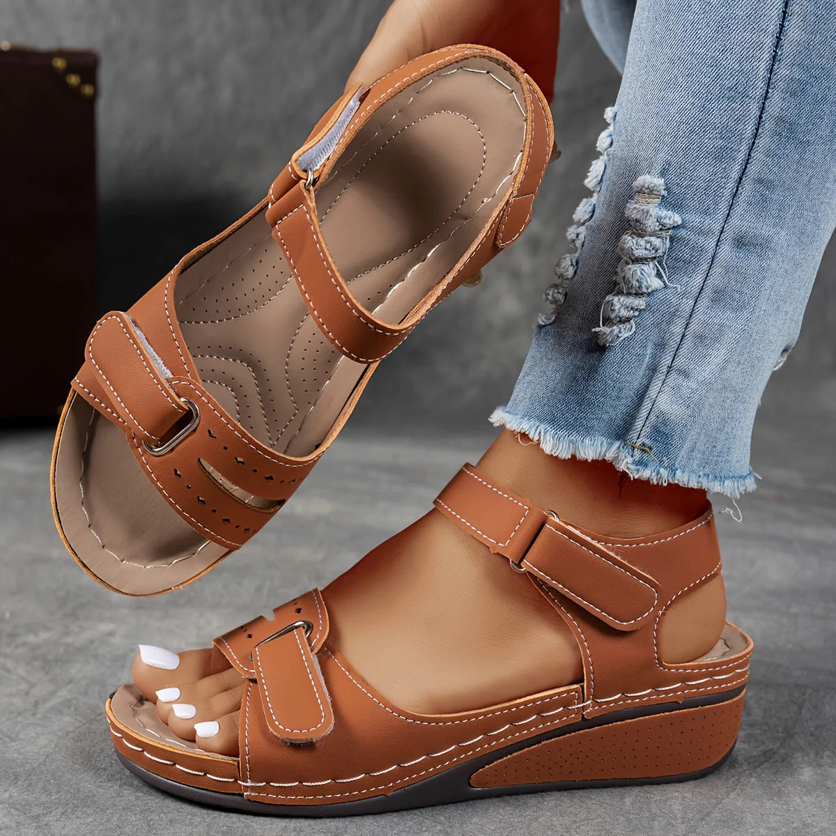 Brown / 12 / Wide fit