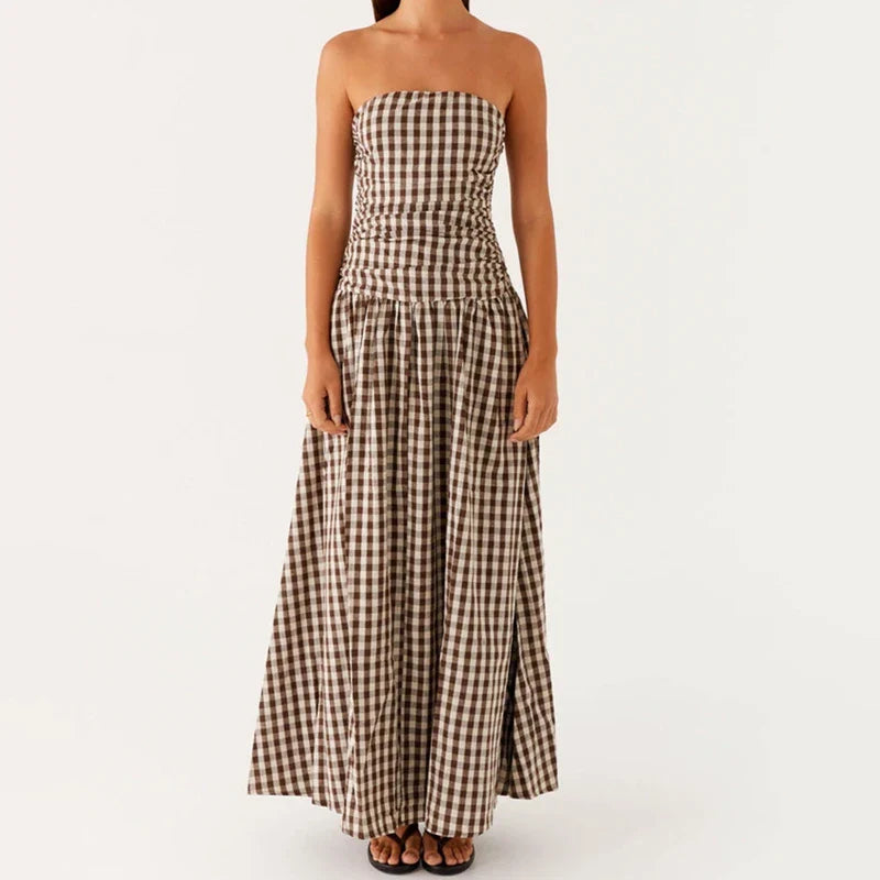 Brown Checkered / L
